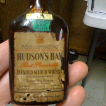 1/10 pint Hudson Bay Scotch unopened