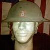 WWI US Army helmet with unknown insignia....