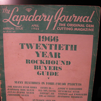 Lapidary Journal, 1966 Rockhound Buyers Guide