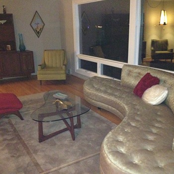 50's couch makeover
