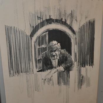 Lee Burr Charcoal Sketch