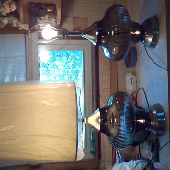 I got these lamps from my aunt a few years ago.  - Lamps