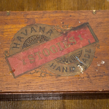 Havana Stogies hand made ciger wooden box - Tobacciana