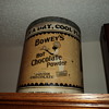 chocolate powder tin