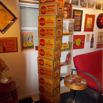 I'm a nutcase for Coca-Cola cardboard cases!