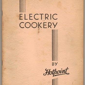 1930's GE Hotpoint Stove/Oven Manual - Paper