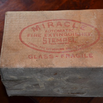 Stemple  Miracle Fire Extinguisher still in original box