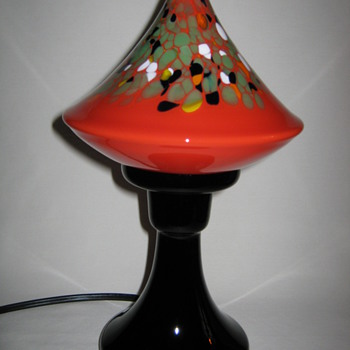 Czechoslovakia art glass Boudoir Lamp 1920's - 1930's - Art Glass