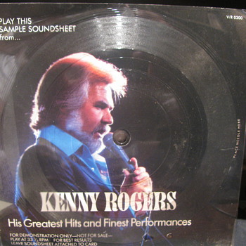 Kenny Rogers Demonstration disk - Advertising