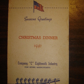 Old WWII Era Company Dinner