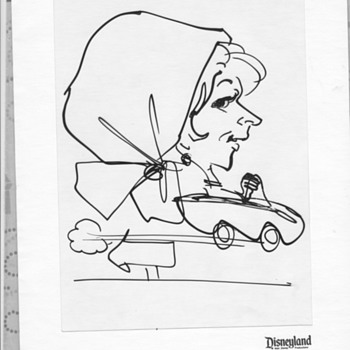 1970's  Caricature of me on high speed car . See Thrifty that car you posted !