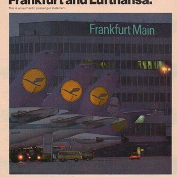 1978 Lufthansa Airlines Advertisement