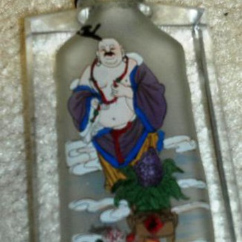 Painted Inside Glass Snuff Bottle
