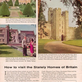 1954 British Travel Assoc. Advertisement - Advertising