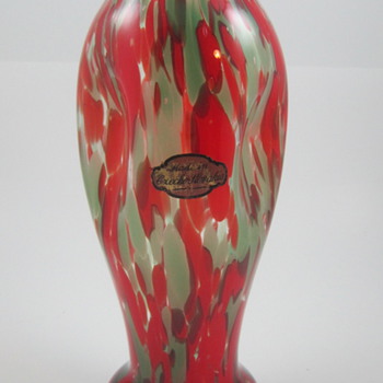 A Christmas Vase from Franz Welz, ca. 1930s