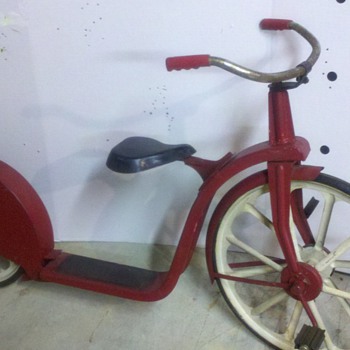 very old childs scooter
