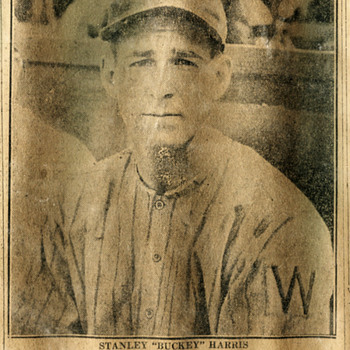 Bucky Harris…Vintage article, Scranton, PA - Baseball