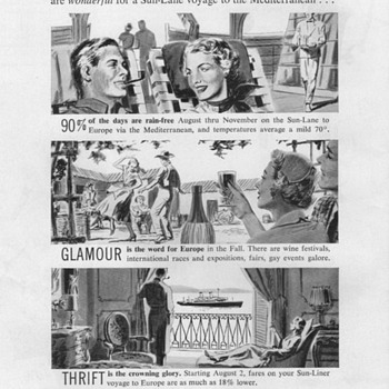 1953 - American Export Lines Advertisement - Advertising