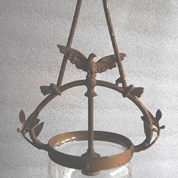 Chandelier with eagle early 1900