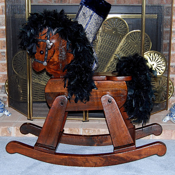 Refinished Rocking Horse -- Esmeralda
