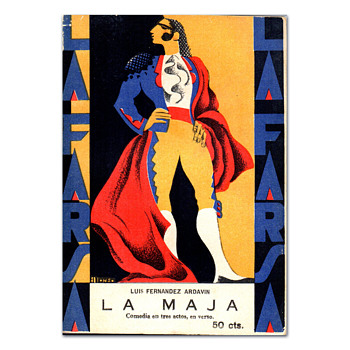 Four issues of LA FARSA; covers illustrated by Félix Alonso. 1928-1930 - Books