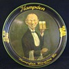 Antique Advertising Serving Beer Tray Hampden "Who Wants The Handsome Waiter"