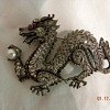 Rhinestone dragon