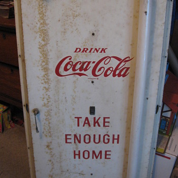 Take Enough Home Lighted Metal Coca Cola Sign - Coca-Cola