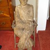 Wood Folk Art Carved Black Man