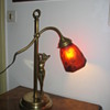 A brass Nude Lady lamp