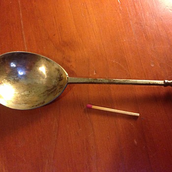 No idea about this spoon I found in some old family junk - Sterling Silver