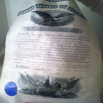 Signed by Theodore Roosevelt - Paper