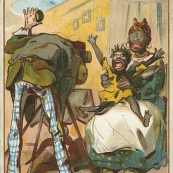 Photography Themed Tradecard for Mokaska Coffee - Somewhat Racist - Advertising