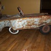 I love my old little pedal car