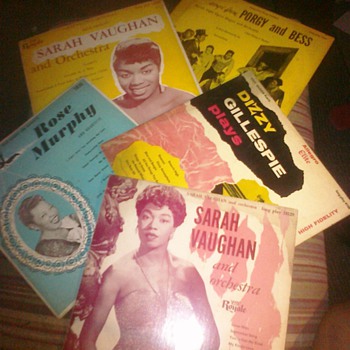78 and LPs  vinyl records found at my grandmothers
