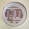 Adams pottery Victorian scene