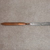 WW1 POW made letter opener with soldier ID