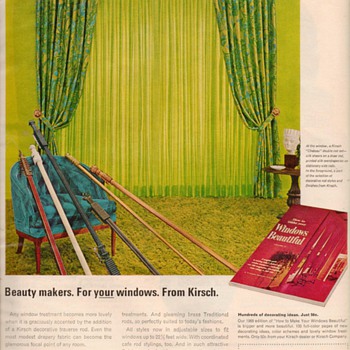 1968 - Kirsch Drapery Hardware Advertisement
