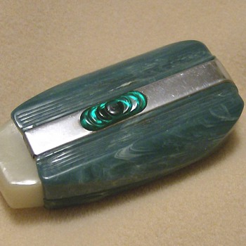 1940's Art Deco Pocket Flashlight - Art Deco