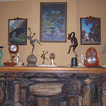 Art Deco Ladies and Maxfield Parrish