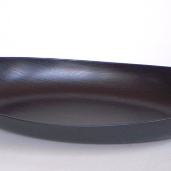 Laurids Lonborg Bowl~13 3/8" long~thin wood construction, Would love information on it