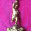 GILT BRONZE (ORMOLU) CANDLESTICK