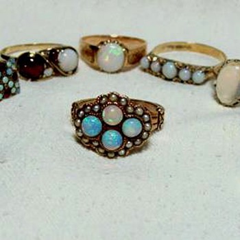 Victorian Opal Rings