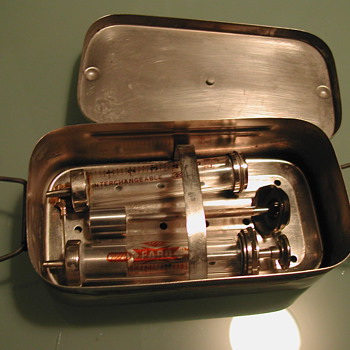 Glass syringe, mid-1900