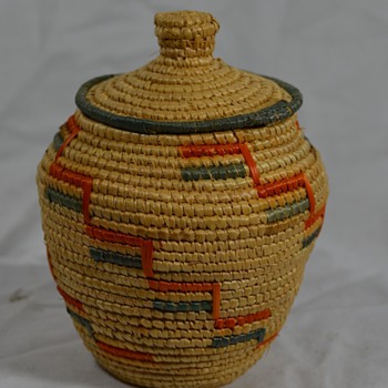 Small Alaska Native Basket