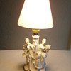 Vintage figural french lamp