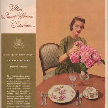 1950 Castleton China Advertisement