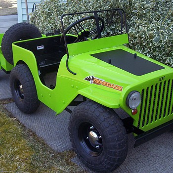 1947 Thistle Jeep and Bantam trailer - Model Cars