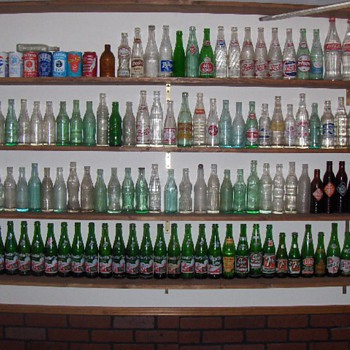 Embossed and ACL soda bottle collection