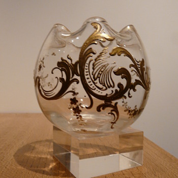My Mont Joye Rose Bowl - Art Glass